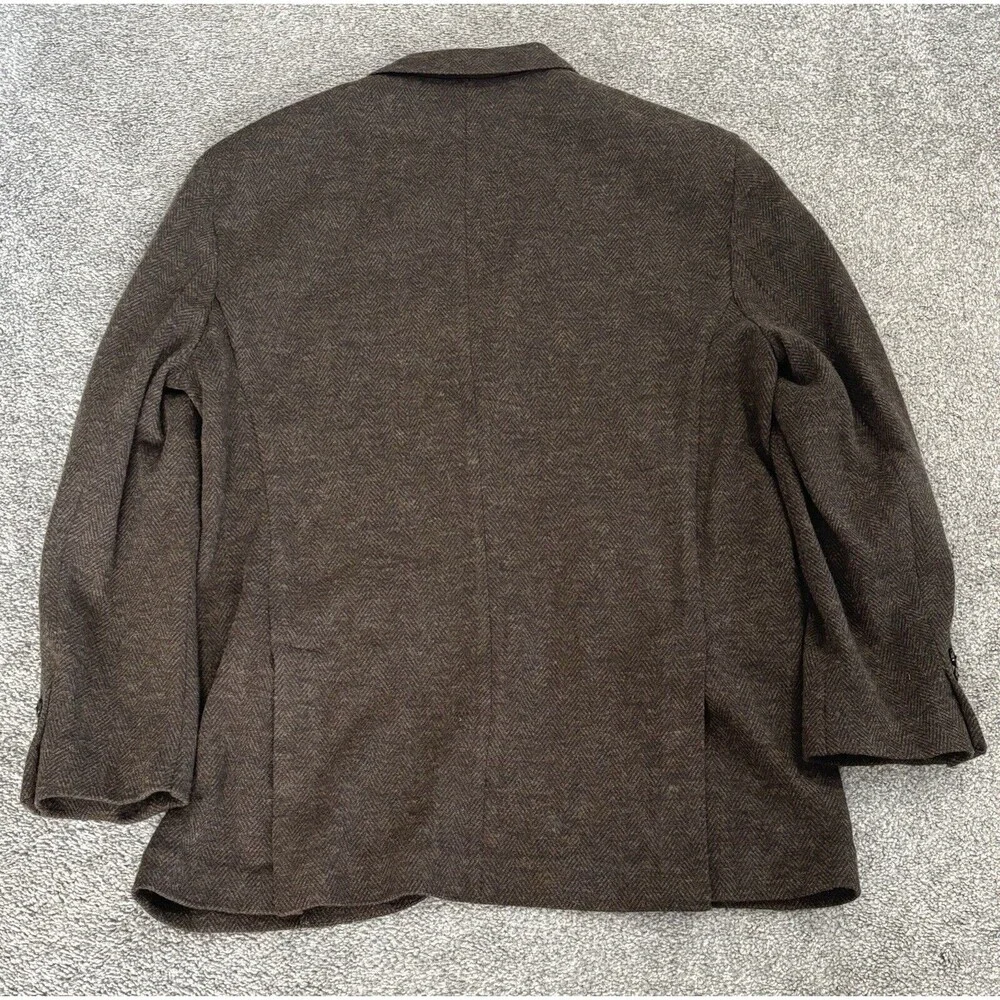Polo Ralph Lauren Tweed Blazer‎ Sports Coat Wool L Brown